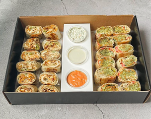 Custom Restaurant Takeout Packaging Shawarma Doner <span class=keywords><strong>Kebab</strong></span> Box Caja de pastoreo Hummus Tahini Cup Divider Go Bag Carrier-para llevar - Product Image 4