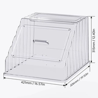 BIQU PopCap – couvercle supérieur transparent pour imprimante 3D Snapmaker U1, boîtier de protection isolé, anti-poussière et transparent