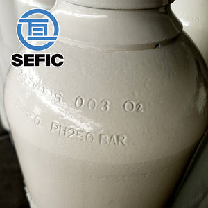 Cilindro de oxígeno recargable de 20 litros y 150bar portátil con válvula CGA540 para el mercado de Arabia Saudita - Product Image 6