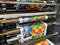 Machine d'impression flexographique à unité servo complète, largeur d'impression 1000-1600 mm, 200 m/min pour papier d'emballage alimentaire