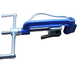 Desain ergonomis pistol pelatuk peralatan baja tahan karat ikat kabel alat pemotong Tensioner pistol