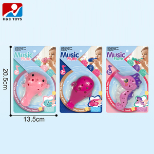 Flûte musicale en forme d'animaux marins de dessin animé, petit instrument musical avec sons de baleines, de hippocampes, de salamandres géantes, sifflets, jouet - Product Image 6