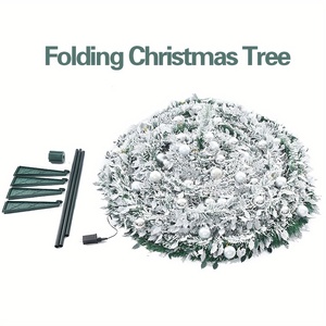 Lilian Hochwertiger 180cm Stehender Weihnachtsbaum Pop-up Vorbeleuchtet Faltbar Weiße Lichter 150cm 180cm 210cm Größen Verfügbar - Product Image 5