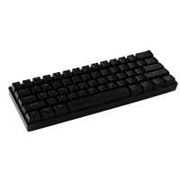 Keyboard mekanik Mini 61 tombol, kabel RGB nirkabel menyala dengan lampu latar LED PC komputer Teclado Keyboard Gaming