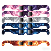Lunettes d'éclipse solaire personnalisées avec logo, certifiées ISO CE, en papier, pour observation de l'éclipse – Offre Spéciale