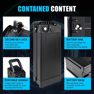 Baterai Lipat Ebike 48V 15Ah untuk Sepeda Listrik dan Skuter 600w 1000w 1200w Baterai Lithium Ion - Product Image 3