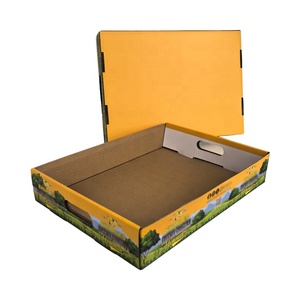 Kệ-Sẵn Sàng màu giấy bao bì các tông khay tùy chỉnh in bán lẻ hiển thị khay sóng - Product Image 4