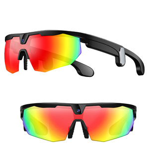 Lunettes intelligentes avec caméra unique, monture blanche, verres arc-en-ciel pour le cyclisme et l'utilisation en extérieur - Product Image 5