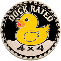 Badge automobile en métal 3D 4x4, emblèmes d'emblème rond, décalcomanies pour Jeep Wrangler véhicules camions