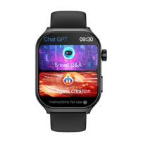 Reloj Inteligente Linwear LA42pro AI/Chatgpt con Pantalla AMOLED Cuadrada para Hombre y Mujer, Llamadas por BT, Monitor de Salud y Actividad Física, Resistente al Agua IP68, Reloj Deportivo
