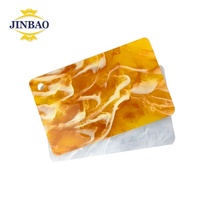 JINBAO — panneau en marbre acrylique moulé personnalisé, prix en feuille acrylique marbre, 2mm 5mm 10mm 15mm, 4x8 6x8 6x10 ft
