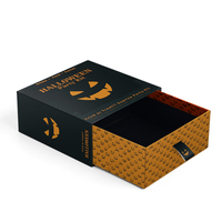 Boîtes cadeaux d'Halloween personnalisées avec impression de logo, kit de fête surprise, emballages fantaisie, boîte mystère d'Halloween