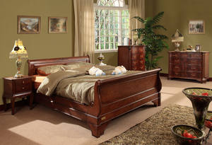 Goodwin — ensemble <span class=keywords><strong>de</strong></span> meubles <span class=keywords><strong>de</strong></span> chambre à coucher, accessoires <span class=keywords><strong>de</strong></span> nouveau Design classique <span class=keywords><strong>de</strong></span> Style Antique, <span class=keywords><strong>lit</strong></span> en bois, GGM276 - Product Image 4