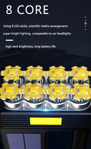 Linterna de Pesca Solar Recargable por USB, Impermeable, con Soporte para Colgar, para Exteriores, con Garantía de 10 Años - Product Image 3