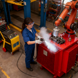Machine de sablage à glace sèche électrique portable automatique de haute qualité, nettoyeur à glace sèche au carbone, nettoyeur à neige, moteurs de voiture, entretien automobile - Product Image 3