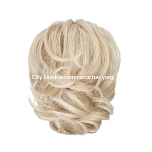 Accessoire capillaire pour queue de cheval, perruque, pince à cheveux, cheveux synthétiques bouclés et volumineux, réglable, pour le commerce international Europe États-Unis, usage domestique - Product Image 5