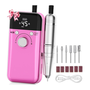 45000RPM Electric Nail <b>Drill</b> Machine Professional Gel Nails Polish Rechargeable Portable Nail File Manicure Tool US Brushless - Product Image 1