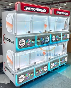 WANGERBAO PRO Accessory Gacha Gachapon Capsule Prize Vending Machine Colorful <strong>4</strong>-Cabinet <strong>Design</strong> Coin Amusement Machine Accessory - Product Image 3