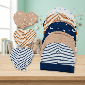 Ensemble de moufles et de chaussons pour bébé ALB22 Dokma, fabriqué sur commande, respirant, impression par transfert thermique, tricoté, décontracté, 95% bambou - Product Image 2