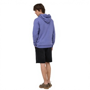 <b>Mens</b> Casual Pullover Hoodie Solid <b>Purple</b> Long Sleeve Hooded <b>Sweatshirt</b> With Front Pocket - Product Image 5