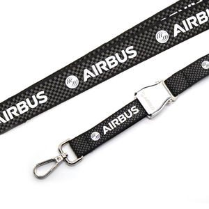 Lanyard de Cuello de Aviación <span class=keywords><strong>Airbus</strong></span> por Sublimación Personalizado con Hebilla de Cinturón de Seguridad Listo para Enviar para Regalos de Aviación sin Pedido Mínimo - Product Image 5