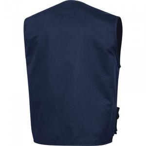 DELTA PLUS - M2GI3BMXX Mach2 Azul Marino-Chaleco de trabajo azul real en poliéster/algodón-EAN 3295249253608 CHAQUETAS DE TRABAJO - Product Image 2