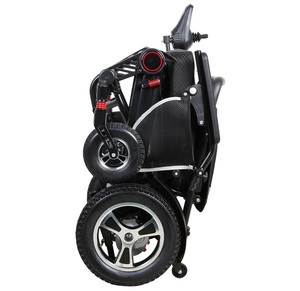 Fauteuil roulant électrique pliable et inclinable pour personnes âgées, avec batterie au lithium, grande autonomie, fauteuil roulant électrique automatique - Product Image 5