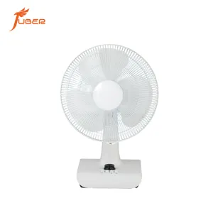 Ultra quiet 16 inch white line grill mini square desk table fan