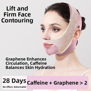 Banda de Levantamiento Facial en V para Contorno Facial - Reductor de Papada y Pliegues Nasolabiales, Gaine Visage Double Menton - Product Image 4