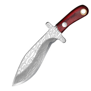 Mini Cuchillo de Cocina de Acero Inoxidable, Cuchillo Multifuncional Portátil para Frutas, Herramienta de Supervivencia al Aire Libre con Funda de Cuero - Product Image 2