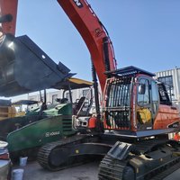 Excavatrice sur chenilles d'occasion Doosan Dx300Lc-9C de 30 tonnes, fabriquée en Corée, faible nombre d'heures, moteur diesel hydraulique, boîte de vitesses, modèle 2022