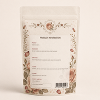 Sachet Doypack personnalisé en PE imprimé avec fermeture éclair pour l'emballage de sels, de fleurs, de thé et de produits secs, avec votre propre logo