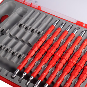 Weeks Insulated Screwdriver Set 26pcs Chrome Vanadium Steel Combination <b>Tool</b> <b>Kit</b> For Electrical Repair - Product Image 5