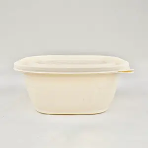批发一次性餐具沙拉碗塑料小甜品碗一次性玉米淀粉方碗