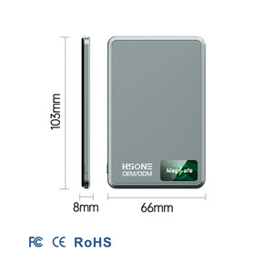 Mini Banco de Energía LF16, Cargador Portátil Delgado, Estación de Energía, Personalizable, Recargable, con Cable Integrado, 10000 mAh - Product Image 5