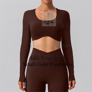 Slimming Quick Drying Yoga Suit Top <strong>Long-Sleeve</strong> T-Shirt Fitness <strong>Bolero</strong> for <strong>Women's</strong> Sports - Product Image 5