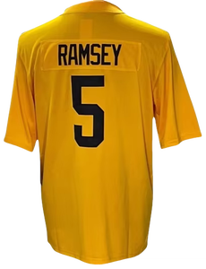 Pit Retro 4 Dk Metcalf 5 Jalen Ramsey 8 Rodgers 24 Porter 90 Watt 43 Polamalu Stieked American Football Jersey - Product Image 3