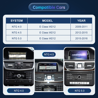 Écran d'affichage automatique Android CarPlay sans fil Road Top pour Mercedes-Benz Classe E W212 2009-2016 NTG4.0 NTG4.5 NTG5.0 LHD