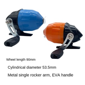 Moulinet de pêche spinning à roue fermée, entièrement fermé, léger, en plastique sphérique, modèle adulte 1, 0,2 kg - Product Image 3