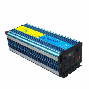 Hoge Kwaliteit 4000W 12V 24V 110V 220V 8000W Dc/Ac Pure Sinus Omvormer Voor Huishoudelijke Apparaten