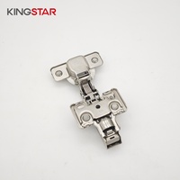 Charnières de meuble KINGSTAR modernes à fermeture amortie hydraulique 3D en acier monobloc pour cuisine, appartement, maison, bureau et entrepôt