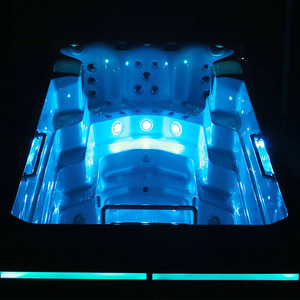 2025 serie de gama alta superventas piscina de spa al aire libre para <span class=keywords><strong>entrenamiento</strong></span> deportivo natación piscina sin fin - Product Image 5