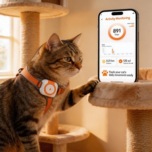 Mini Localizzatore GPS Wireless per Gatti con Controllo APP Anti-smarrimento, Tag GPS per Animali Domestici per Ambienti Interni e Famiglie con Più Animali - Product Image 6