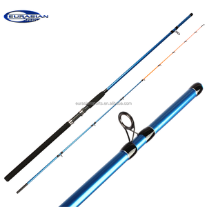 Caña de Pescar de Spinning para Carpa, 2.4M, 2 Secciones, 20-50G, con Guías de Vidrio Sólido TS, para <span class=keywords><strong>Pesca</strong></span> en Lago y Agua Salada, Venta al Por Mayor de Fábrica - Product Image 1