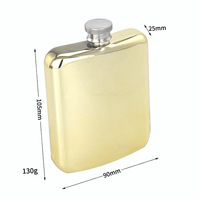 Qianxun 304 acier inoxydable épaissi Portable extérieur plat flacon à vin voyage Portable petite bouteille Mini flacon à vin
