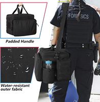 Organisateur de siège avant de voiture tactique de sécurité, fabriqué dans une usine certifiée BSCI, sac de rangement prêt pour la patrouille avec pochette pour ordinateur portable de 15,6 pouces, porte-gobelets