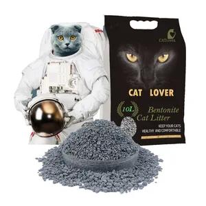 Manufacturer Provides Dust Free Easy Clean Carbon Clumping Bentonite Clay Cat Litter