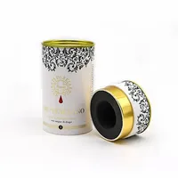 Boîte d'emballage en tube de papier rond pour huile essentielle/parfum, écologique, faite à la main, personnalisée, pour les soins de la peau, impression CMYK
