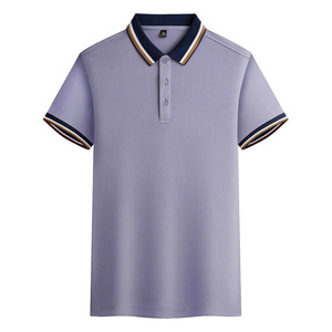 Polo Shirt Short Sleeve Solid Color Polyester Oxford Daily Wear Uniforms - Product Image 3