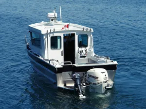 24ft NEU Geschweißtes Hochleistungs-Aluminium-Hardtop-Angel-Deep-Vee-Kabinen-Patrouillen boot